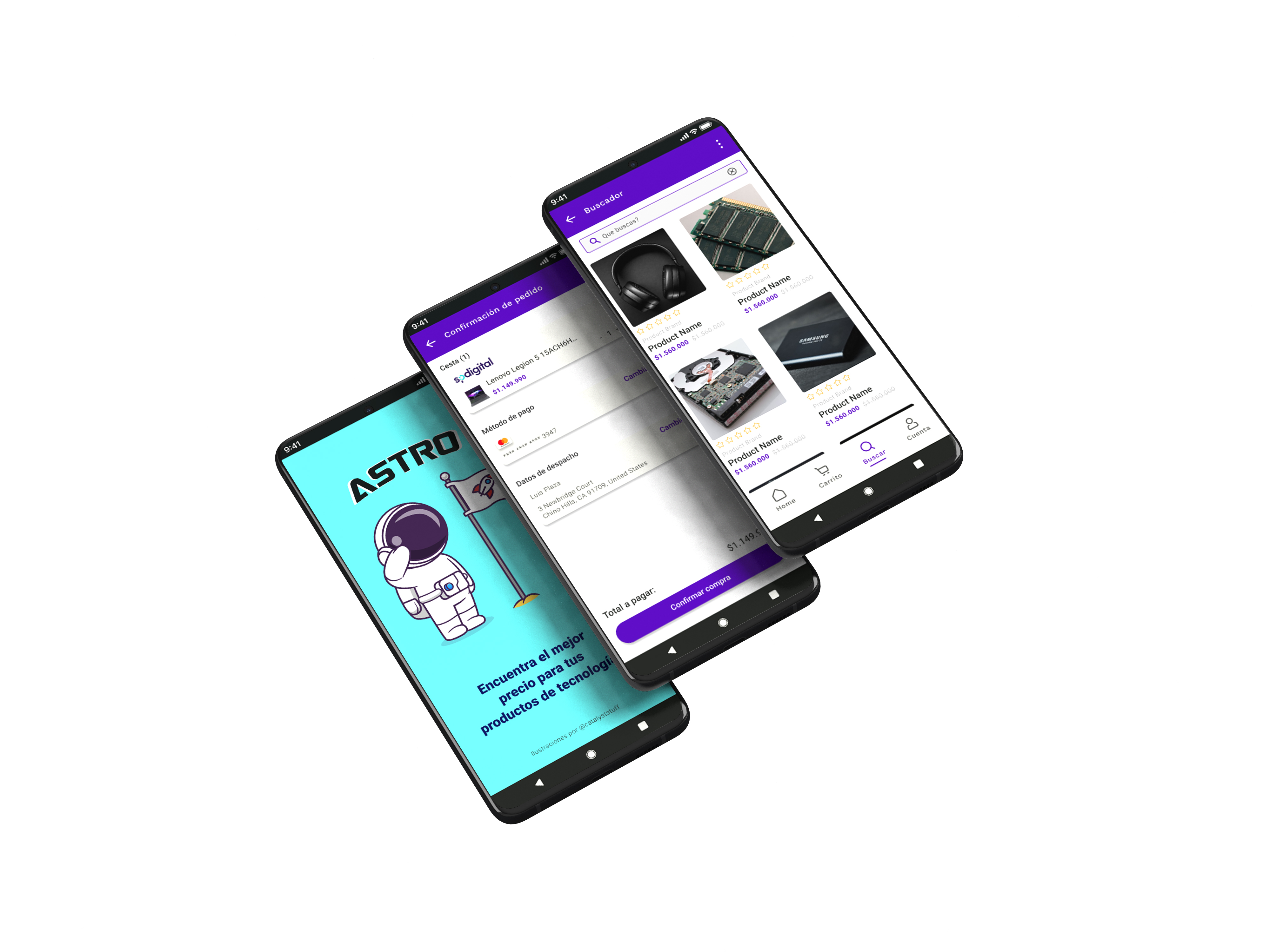 Astro App Prototypes